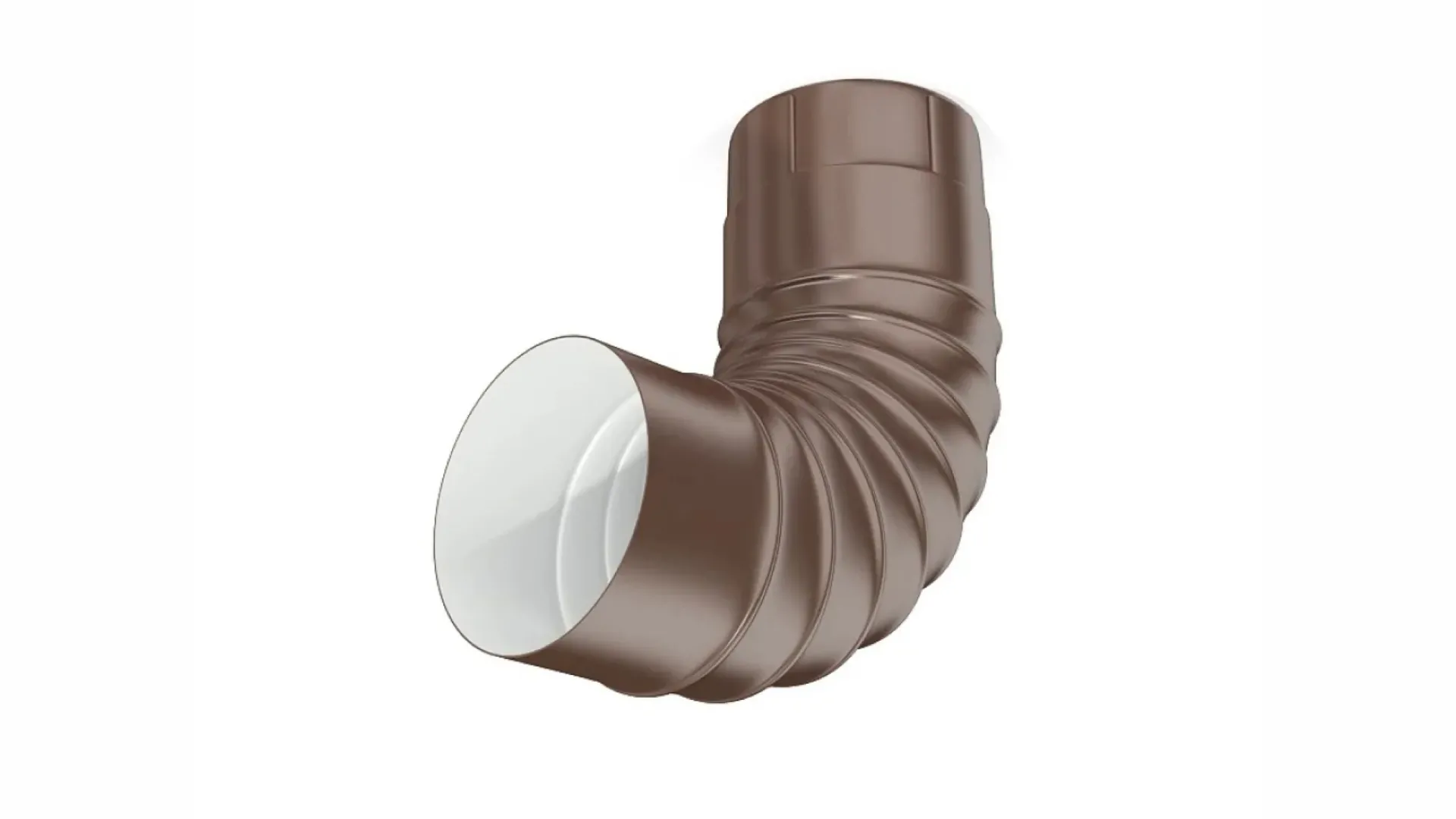 Колено водосточное 90 мм сталь Pural RAL 6005
